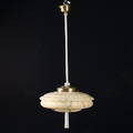 TAKLAMPA, glas mässing, Art Deco, 192030-tal.