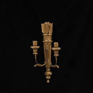 APPLIQUE, bronserat trä, 1800-tal.