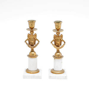 LJUSSTAKAR, 1 par, 1900-tal.