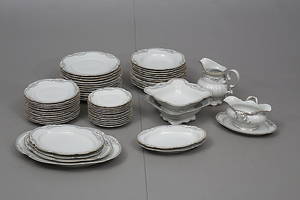 MATSERVIS, porslin, 58 delar, Hutschenreuther.