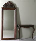 SPEGEL samt KONSOLBORD, 1900-tal.