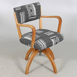 KONTORSSTOL, ek, 1900-talets början.