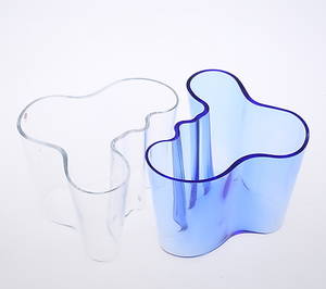 VASER, 2 st, glas, Alvar Aalto, Iittala.