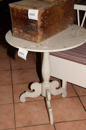 Pelarbord, diam 65 cm, H 75 cm