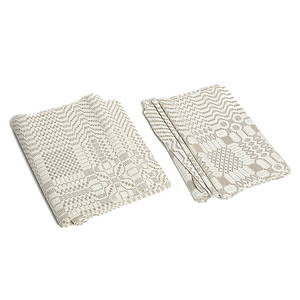 DUKAR, 2 st, drällväv, 1900-tal, ca  177 x 120 cm och 197 x 120 cm.