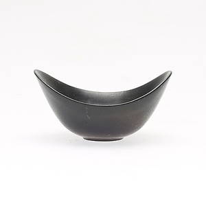 SKÅL, stengods, Gunnar Nylund, Rörstrand, monogramsignerad.