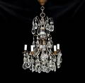 LJUSKRONA, barockstil, 1900-talets andra hälft. Höjd ca 70 cm.