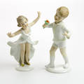 FIGURIN, 2 stycken, Wallendorf.