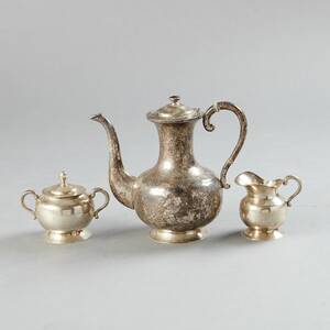 Kaffeservis 3 delar sterlingsilver