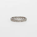 RING, 18k vitguld med diamanter 0,57 ct, vikt 2,3 gram.