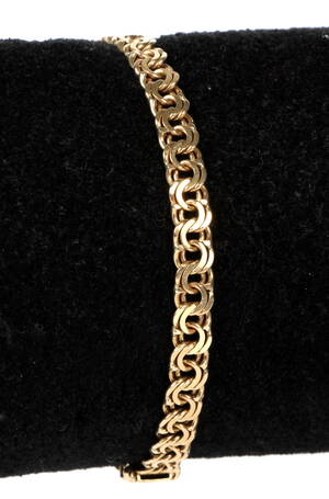 Bismarck armlænke, 14 kt guld, 10,7 gram Denne vare er sat til omsalg under nyt varenummer 4971115