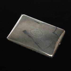 CIGARETTETUI, silver.