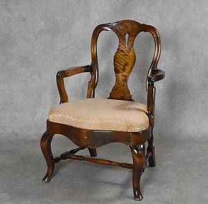 KARMSTOL rokokostil 1900 tal.