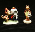 FIGURINER, 2 st, porslin, Goebel, Tyskland, 1900-tal.