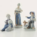 FIGURINER 3st, porslin