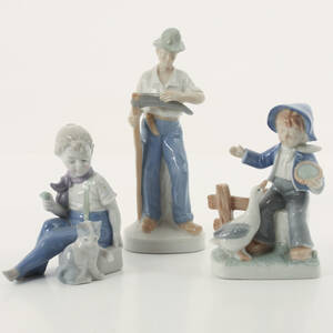 FIGURINER 3st, porslin