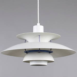 TAKLAMPA, PH 5, Poul Henningsen för Louis Poulsen, Danmark.
