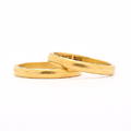 RINGAR, 2 st, 23K guld. Total vikt ca 8,2 g.