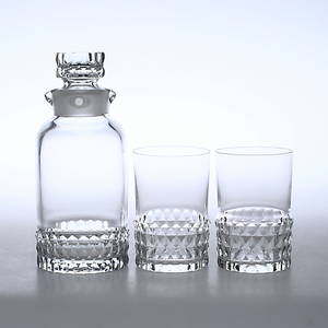 GROGGLAS, 8 st, KARAFF, Silvia, Ingeborg Lundin, Orrefors.