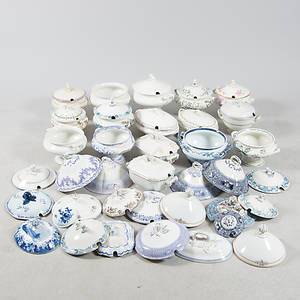 SOPPTERRINER SAMT LOCK, olika fabrikat, stor samling.