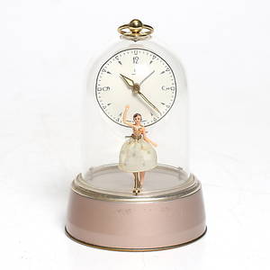 BORDSUR med SPELDOSA, Junghans, 1950-tal.