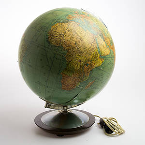 JORDGLOB MED BELYSNING, Columbus Duo Jordglob, Stockholm.