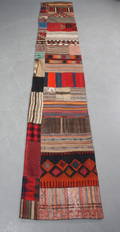 Persisk Patchwork Kelim, løber 465 x 76 cm