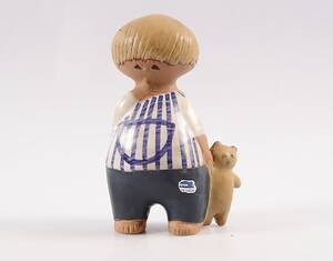 LISA LARSON. Figurin, stengods, Malin, Gustavsberg.