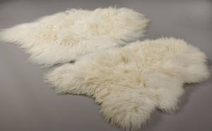 Økologisk islandsk fåreskind, hvid 2