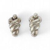 Hermès, clips i sterlingsilver, längd 2,5 cm