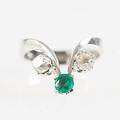 Ring 18 k vitguld diamanter