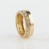 Ring 18 k guld briljanter