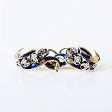 Brosch guld 1800-tal