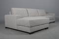 Moderne 3 pers. sofa med chaiselong i venstre side, model Madrid