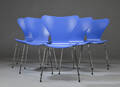 Arne Jacobsen. Et sæt på seks stole, Syveren, model 3107 6 