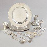 Ljusstakar 1 par fat pokla silver