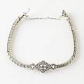Armband 14 k vitguld diamanter