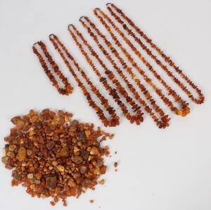 Samling rav 655 gr.