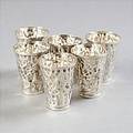 Bägare 6 st sterlingsilver