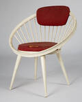 Sessel, Weiß  Rot, Hoop-Form