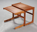 Dansk møbelproducent. Indskudsborde, teak 2