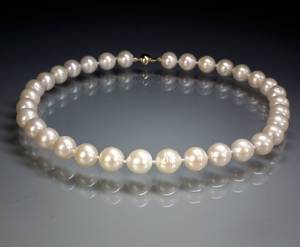 Südseeperlcollier mit Expertise