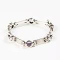 Armband sterlingsilver ametister