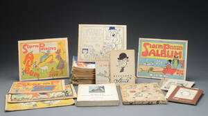 Storm Petersen, samling af albums og bøger ca. 50