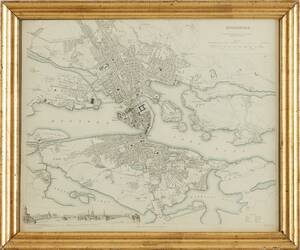 Karta Clare 1836 Stockholmiana