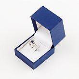 Ring med safir samt briljanter