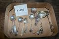 Kaffeskedar m m, silver