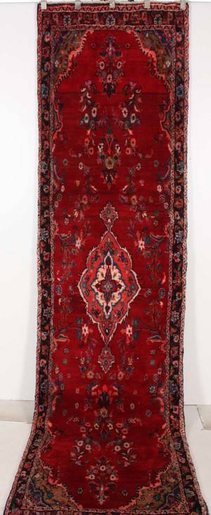 Orientmatta, handknuten, Hamadan, 345x90 cm