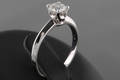 Diamond solitaire ring, approx. 0.60ct
