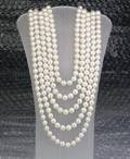 Akoya-Perlencollier 250 cm